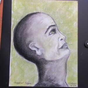 Answered Prayer, Pastel Painting on Paper, Gratitude, Healing